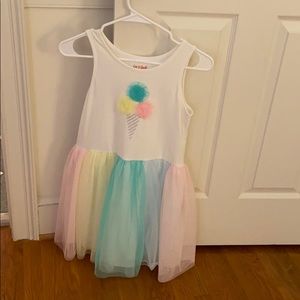 Girls colorful ice cream dress
